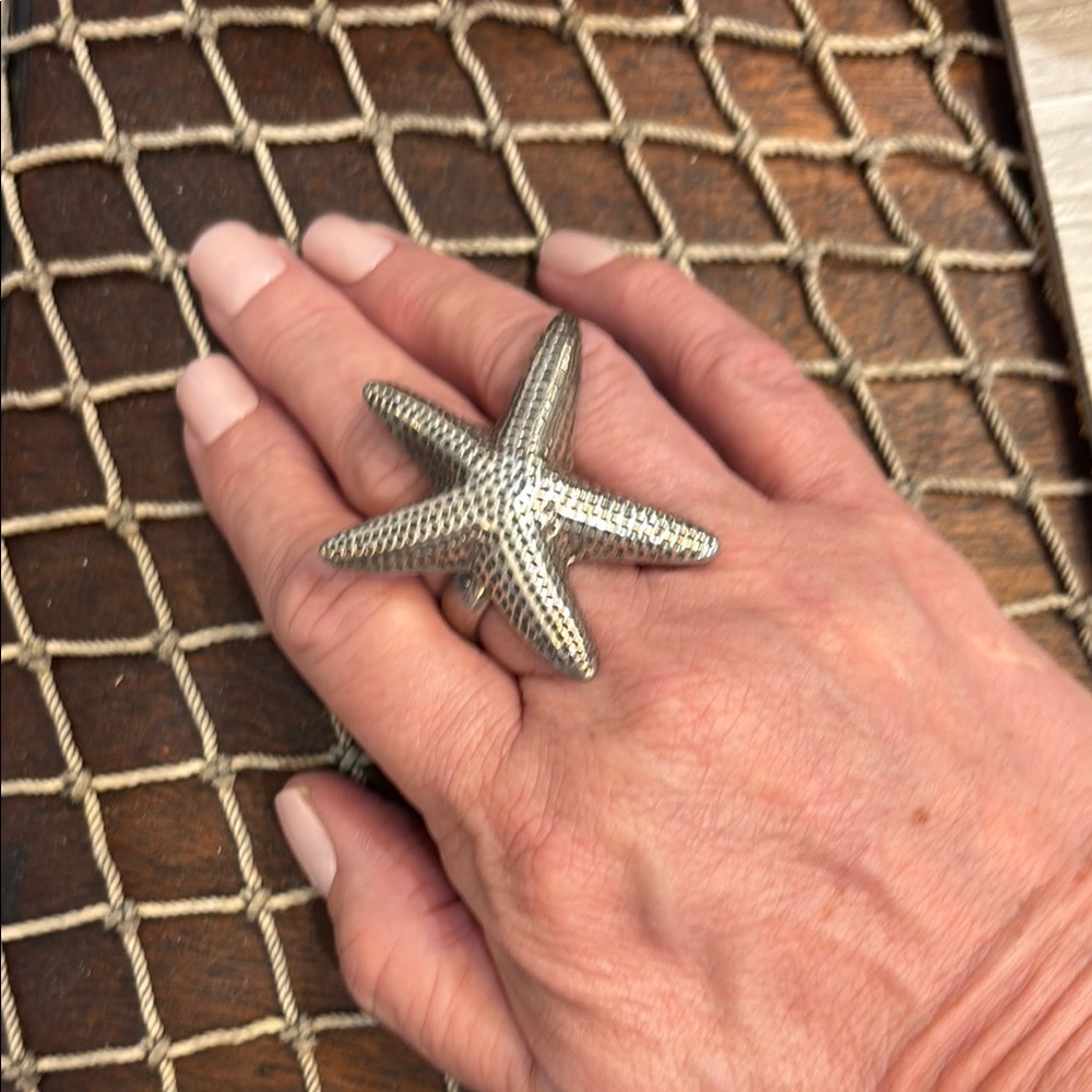 Textured Starfish Ring